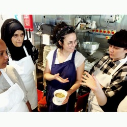 Meze and Flat Bread Making Class at Just Bread Refugee Council&e5Bakehouse joint program